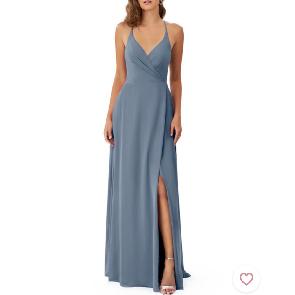 Azazie Dress. Davis. Twilight color. Size: A2